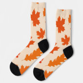 Dankeschön-Blätter Socken (Linkes Detail)