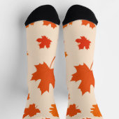 Dankeschön-Blätter Socken (Oben)