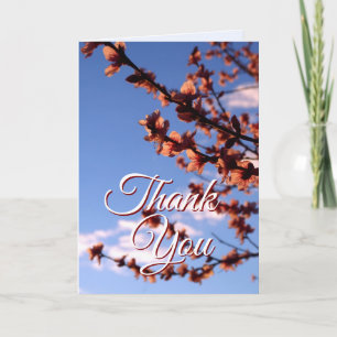Dankeschön Blume Blossoms Card Dankeskarte