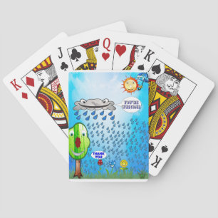 Dankeschön-Blume Spielkarten