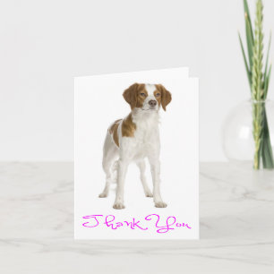 Dankeschön Brittany Spaniel Welpen Hund Karte