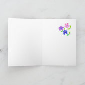 Dankeschön Card - Blume Power Dankeskarte (Innenseite)