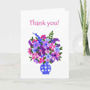 Dankeschön Card - Blume Power Dankeskarte