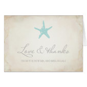 Dankeschön Card, Coastal Starfish (Vorderseite (Horizontal))