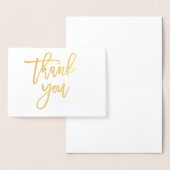 Dankeschön Card - Goldene Folie mit Kraftpapier Folienkarte (Anzeige)