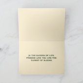 Dankeschön Card - Hütte Garden Thema Dankeskarte (Innenseite)