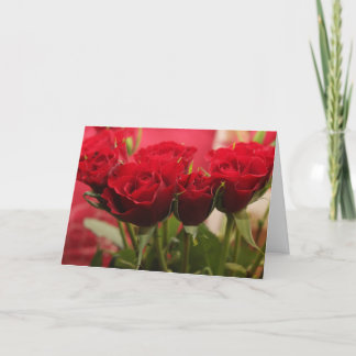 Dankeschön Card mit Rose Dankeskarte