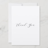 Dankeschön Card, Script danke Karte, Foto (Rückseite)