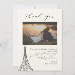Dankeschön Card, Script danke Karte, Foto