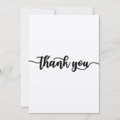 Dankeschön Card, Script danke Karte, Foto (Rückseite)