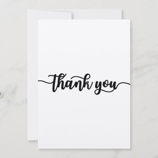 Dankeschön Card, Script danke Karte, Foto (Rückseite)