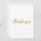 Dankeschön Card, Script danke Karte, Foto (Rückseite)