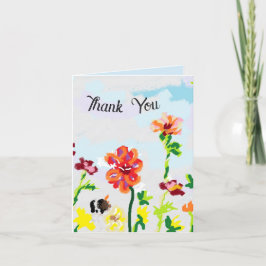 Dankeschön Card : Wild in the Country Dankeskarte