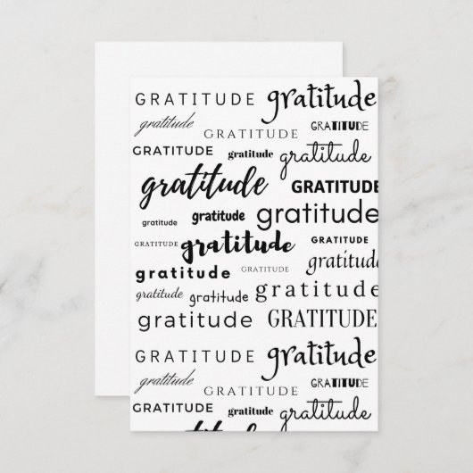 Dankeschön-Collage Dankeschön-Karte für jeden Anla Dankeskarte (Vorne/Hinten)