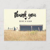 Dankeschön | DANKE, DASS SIE DIE KARTE POST (Vorderseite)