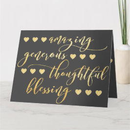 Dankeschön! Dankeskarte