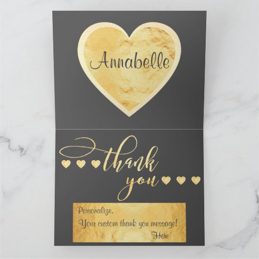 Dankeschön! Dankeskarte (Innenseite)