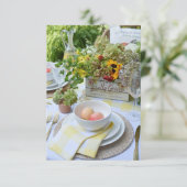 Dankeschön Dankeskarte (Stehend Vorderseite)