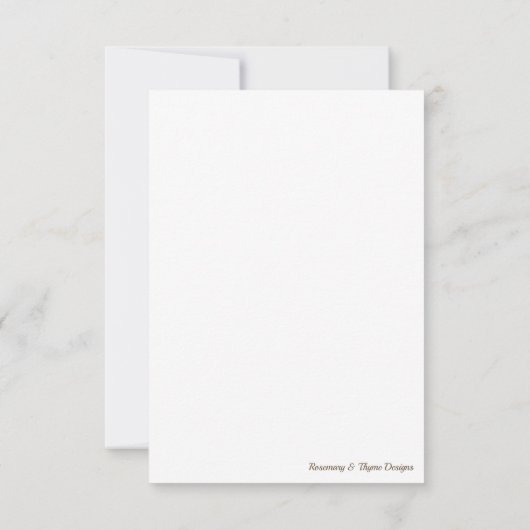 Dankeschön Dankeskarte (Rückseite)