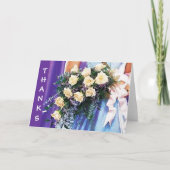 Dankeschön Dankeskarte (Vorderseite)