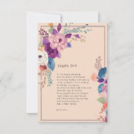 Dankeschön Dankeskarte