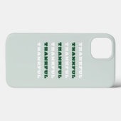 Dankeschön, Danksagung, Grün Case-Mate iPhone Hülle (Rückseite (Horizontal))