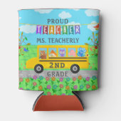 Dankeschön des Lehrers | Niedliche Bustiere Dosenkühler (Vorderseite)