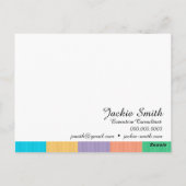 Dankeschön - Doppelseitig Postkarte (Rückseite)