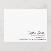 Dankeschön - Doppelseitig Postkarte (Rückseite)