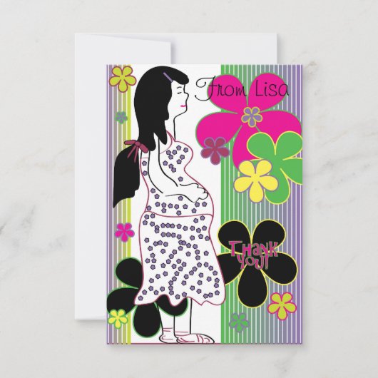 Dankeschön Einladung (Vorderseite)