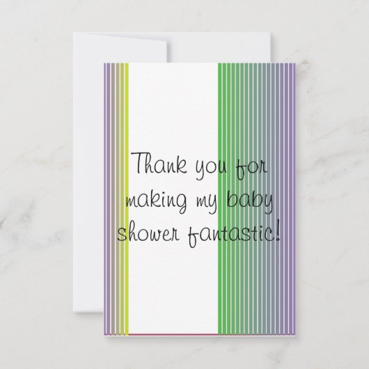 Dankeschön Einladung (Rückseite)