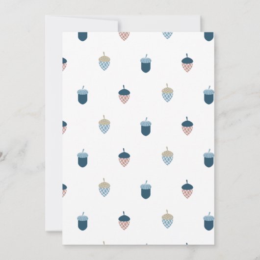 Dankeschön Erntedank Dinner Einladung (Rückseite)