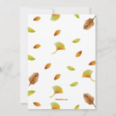 Dankeschön Erntedank Einladungen (Rückseite)