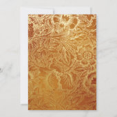 Dankeschön, Erntedank Fallende Blätter einladen Einladung (Rückseite)