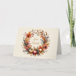 Dankeschön-Erntedank Feiertagskarte