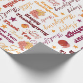 Dankeschön Erntedank Geschenkpapier (Ecke)