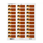 Dankeschön-Erntedank-Label (Vorne)