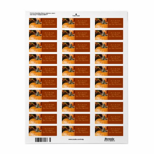 Dankeschön-Erntedank-Label (Vorne)