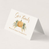 Dankeschön Erntedank Platzkarte (Vorderseite)