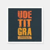 Dankeschön-Erntedank Serviette (Vorderseite)