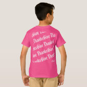 Dankeschön-Erntedank T-Shirt (Schwarz voll)