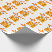 Dankeschön Erntedank Wrapping Paper Geschenkpapier (Ecke)