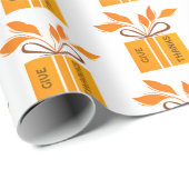 Dankeschön Erntedank Wrapping Paper Geschenkpapier (Rolleneckpunkt)