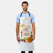 Dankeschön Erntedank Zitat Herbst Kürbis Herbst Schürze (Getragen)