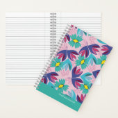 Dankeschön-Fachzeitschrift in florgrün rosa hübsch Notizblock (Innen)