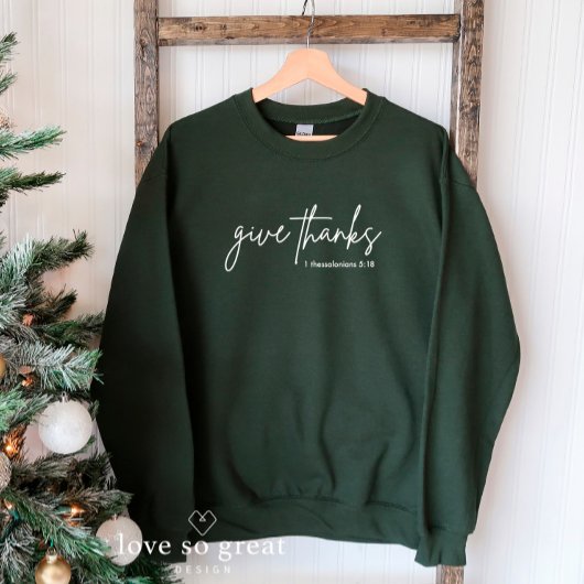 Dankeschön Fall Christlicher Erntedank Sweatshirt
