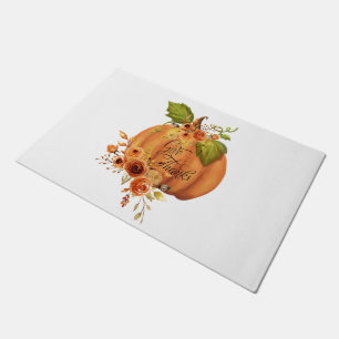 Dankeschön floraler Kürbis Fußmatte