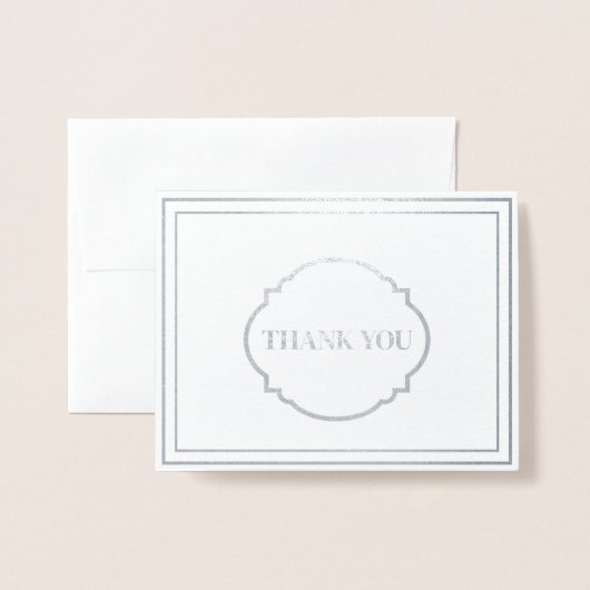 Dankeschön Foil Note Card Folienkarte (Vorderseite mit Umschlag)