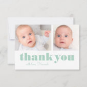 Dankeschön | Foto & Dank Dankeskarte (Vorderseite)