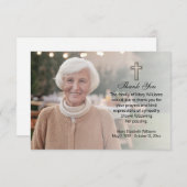 Dankeschön Foto-Gedenkkarte Dankeskarte (Vorne/Hinten)